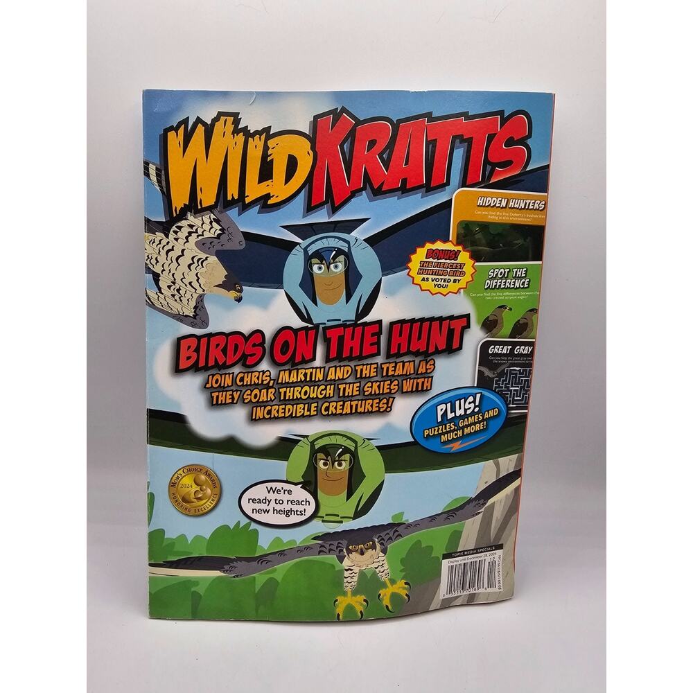 Wild Kratts magazine titled "Birds on the Hunt"